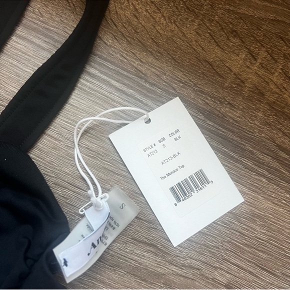 Andie Swim x Demi Moore The Monaco Top in Black Size: S, NWT - Picture 6 of 9